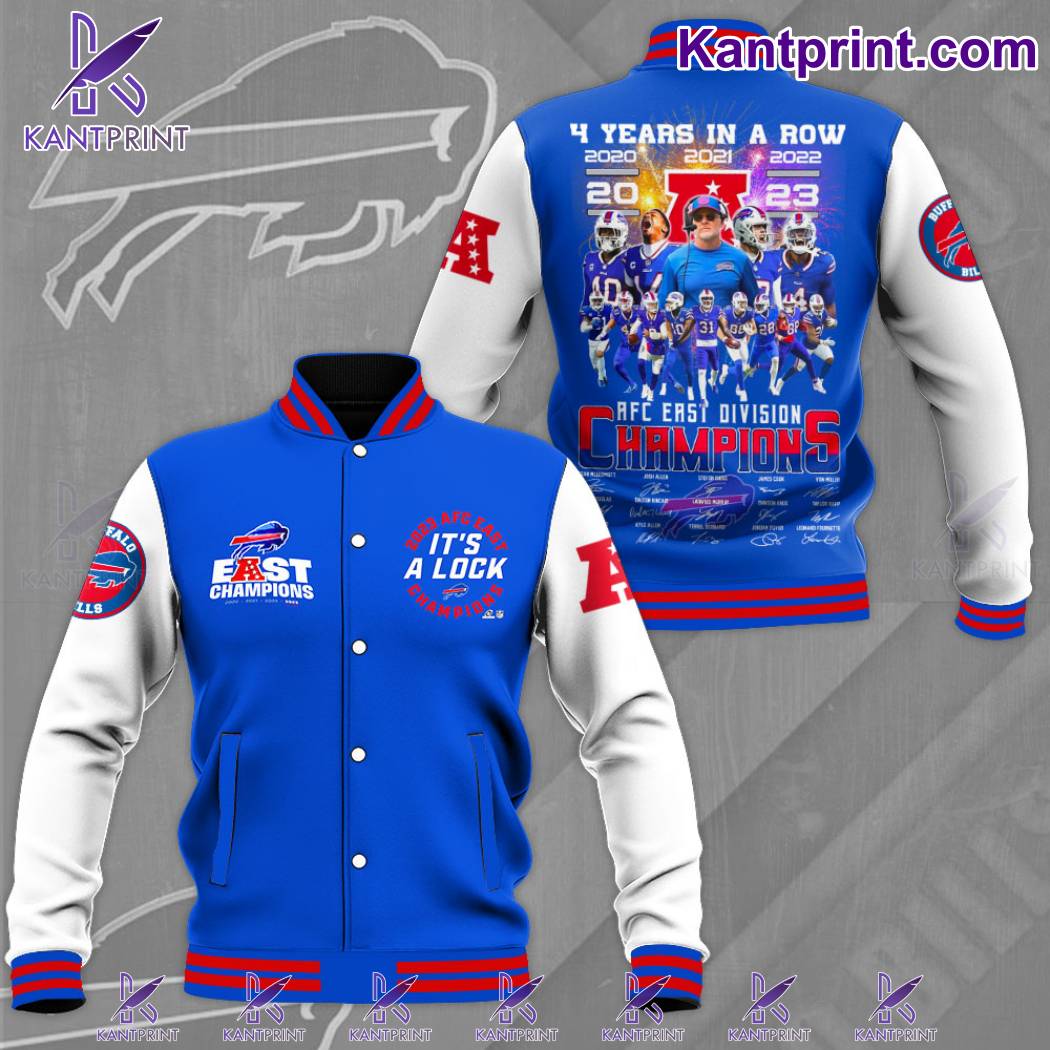 Afc East Champions Varsity Jacket - Celebrate 4 Years Of Victory In Style!